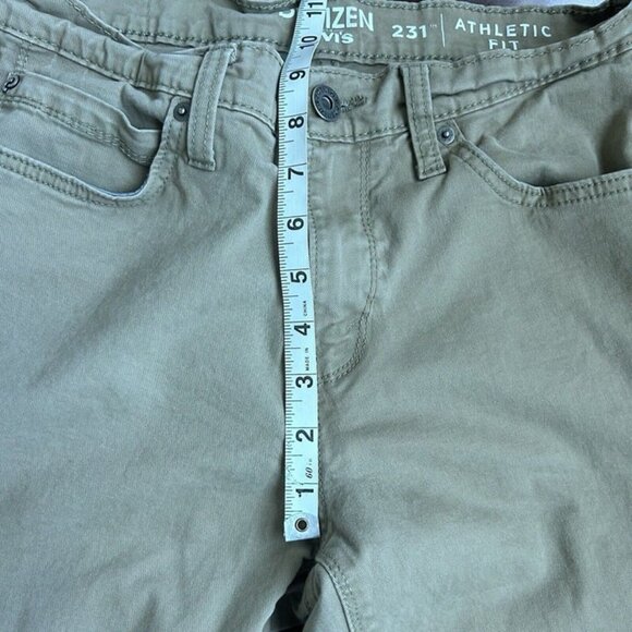 DENIZEN from Levi's Men's 231 Athletic Fit Taper Jeans - Light Beige, 28Wx28L - Picture 4 of 9